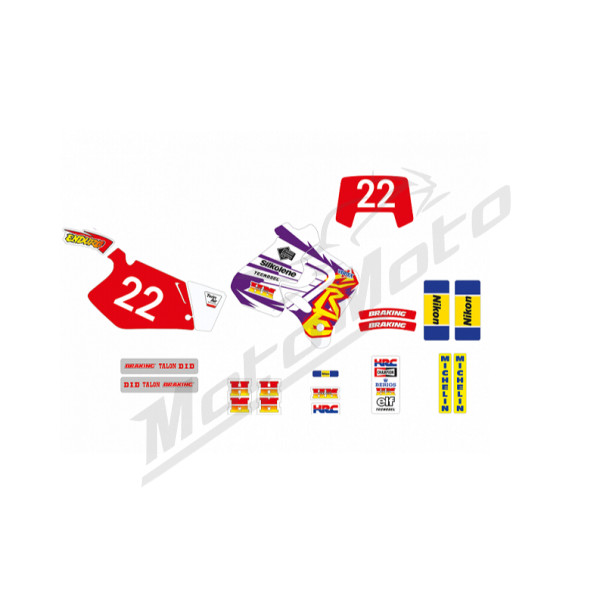 Blackbird Stickers set REPLICA TEAM ENDURO FIM HONDA 1995 Honda CR 125-250R 92-97
