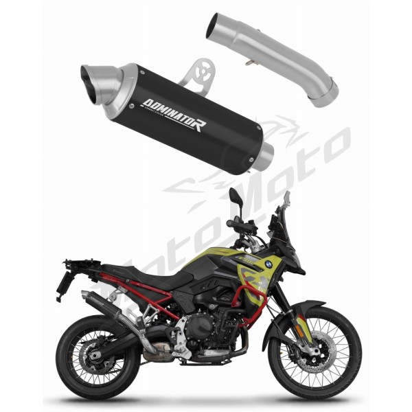 BMW F900 GS 2024-2025 Dominator Exhaust Silencer Muffler GPF BLACK + dB killer