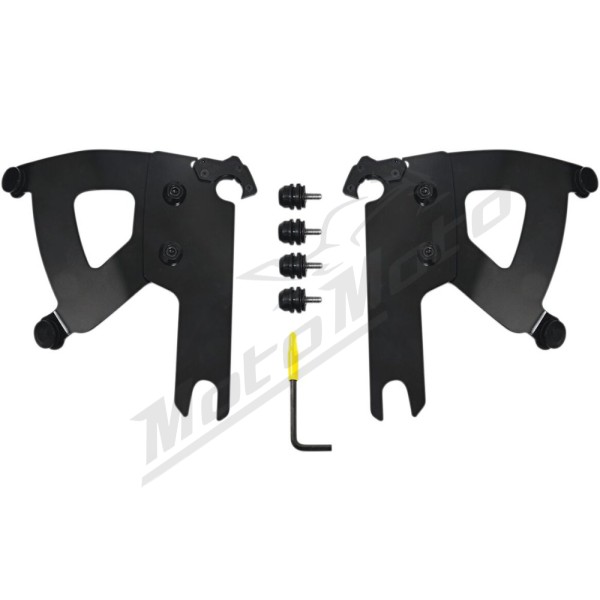 MEMPHIS SHADES HD Road Warrior Trigger-Lock Mount Kit Harley Davidson FLHR / FLHRS / FLHRSI / FLHRXS 1450-1868 04-24
