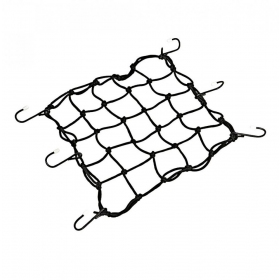 HELMET / CARGO NET WITH HOOKS IXS 40x40cm