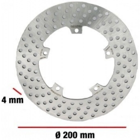 Front / Rear brake disc MALOSSI GILERA DNA / RUNNER / PIAGGIO FLY / ZIP / VESPA Ø 200