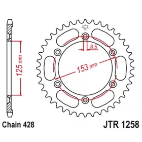 Rear sprocket JTR1258.54