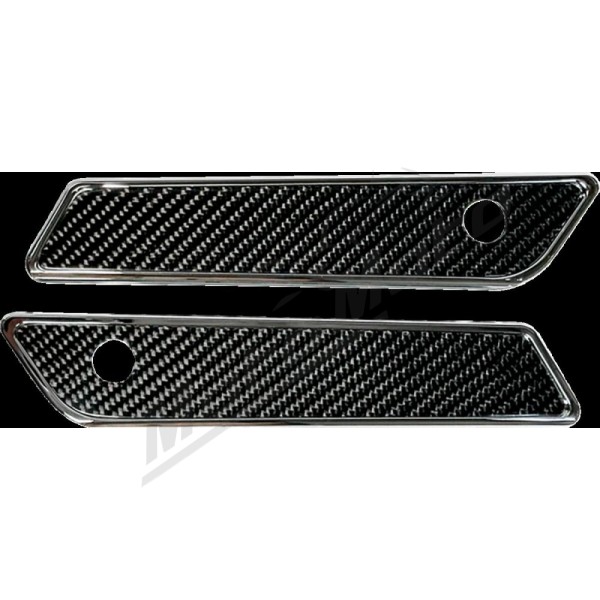 PRO-ONE PERF.MFG. Saddlebag Latch Covers Harley Davidson FLH / FLHR / FLHRXS / FLHTCU / FLHTK / FLHTKSE / FLHX / FLHXSE / FLTRX / FLTRXST 1340-1923 14-23