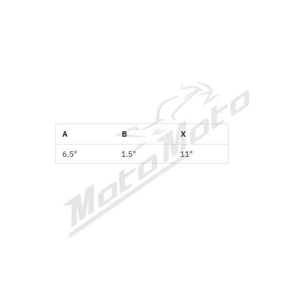 SADDLEMEN Universal Renegade Gravestone Sissy Bar Pad 28x16.5cm