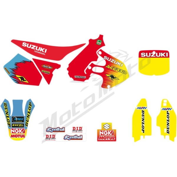 TECNOSEL Graphics KIT Suzuki RM 125-250cc 99-00