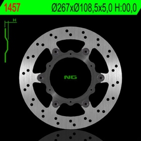 NG BRAKES 1457 plaukiojantis stabdžių diskas KTM ADVENTURE / SUPER ADVENTURE 1050-1290 15-24