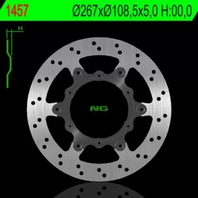 NG BRAKES 1457 Round Floating Brake Disc KTM ADVENTURE / SUPER ADVENTURE 1050-1290 15-24