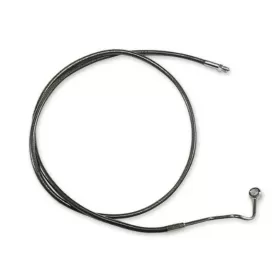 MAGNUM SHIELDING ABS-Specific Mid Brake Line Kit Black Harley Davidson FLH / FLHT / FLHTCUL / FLHX / FLTRXS 1690/1977 14-24 