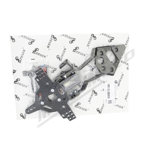 ZIEGER PRO License Plate Holder Type C Harley Davidson FLSTFB / Triumph Street Triple 765-1584 11-24