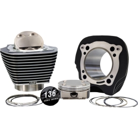 S&S CYCLE 132" High Compression / 136" Big Bore Kit Harley Davidson FLDE / FLFB / FLFBS / FLH / FLHC 1750-1977cc 19-26