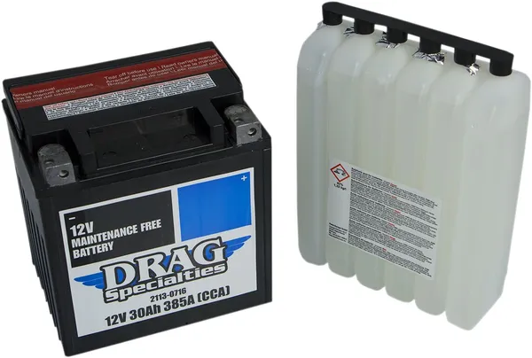 DRAG SPECIALTIES BATTERIES Maintenance Free Battery YIX30L-FT 12 V 30 Ah