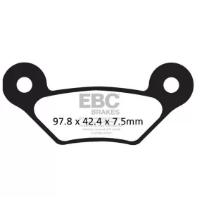 EBC R serijos Sindered stabdžių trinkelės JOHN SEERE XUV 625-850 10-15