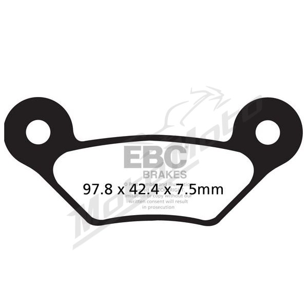 EBC R Series Heavy Duty Sindered Brake Pads JOHN SEERE XUV 625-850 10-15