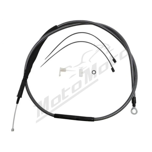 MAGNUM SHIELDING Polished Karbon Fiber Clutch Cable Harley Davidson FLD / FLS / FXCW / FXDWG / FXST / FXSTD 1450/1690 06-17 164.5cm