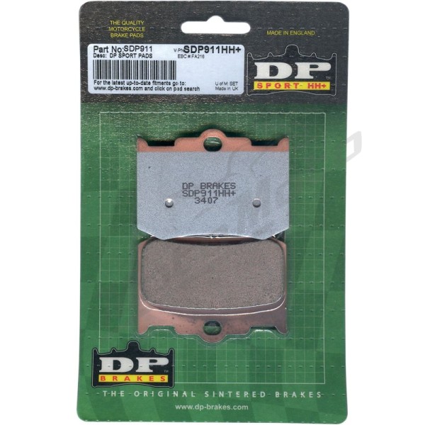 DP BRAKES Sintered Metal Caliper Brake Pads Indian Chief 1720cc 10