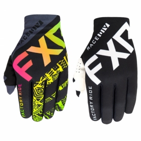 FXR Slip-On Lite MX Gear Youth Motocross textile gloves