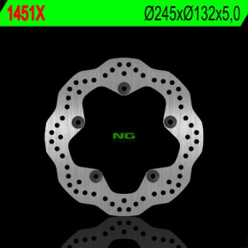 NG BRAKES Rear Wave Fixed Brake Disc 245mm Yamaha MT / Tracer / XSR 700-900cc 13-25