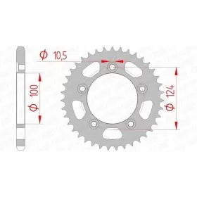 AFAM Steel Standard Rear Sprocket 525 36-39 teeth DUCATI 749-999cc 03-07