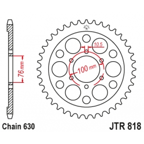 Rear sprocket JTR818