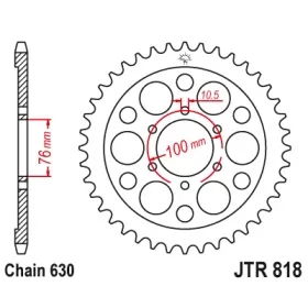 Rear sprocket JTR818