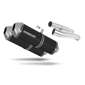 Kawasaki ZZR 1200 2002-2005 Exhaust Silencer Muffler OVR BLACK + dB killer
