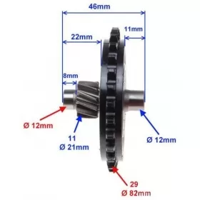 Primary drive gear CHINESE SCOOTER 29 Teeth 