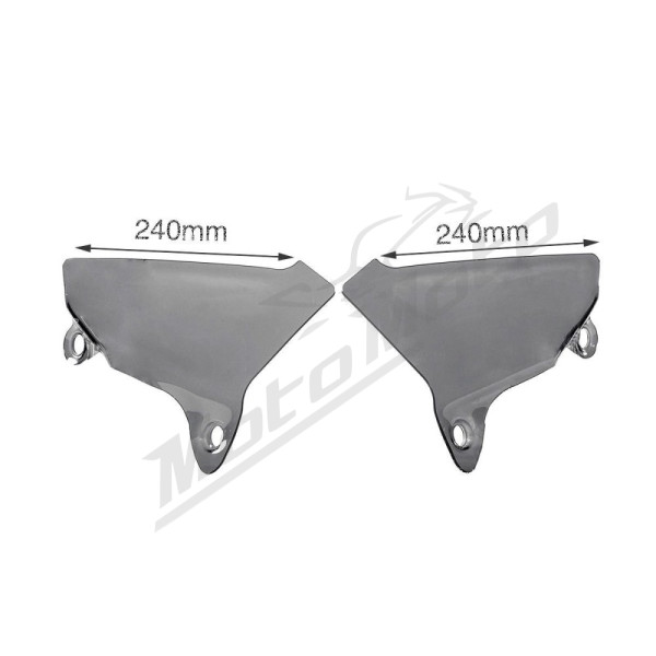 WRS DU019F Side Deflectors Smoke Ducati Multistrada V4 1200cc 21->