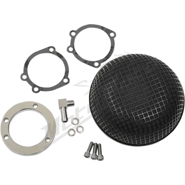DRAG SPECIALTIES "Bob" Retro-Style Air Cleaner Kit Harley Davidson FLD / FLHR / FLHRC / FLHRCI / FLHRI 1340-1800cc 90-17