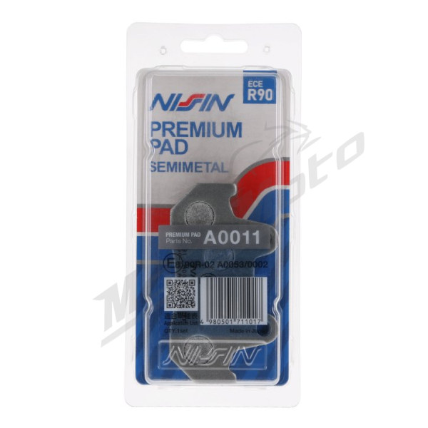 Nissin Brake Pads Honda CB / CBR / CBX / FT / GL / NS / NSR / Transalp 250-1100cc 81-00