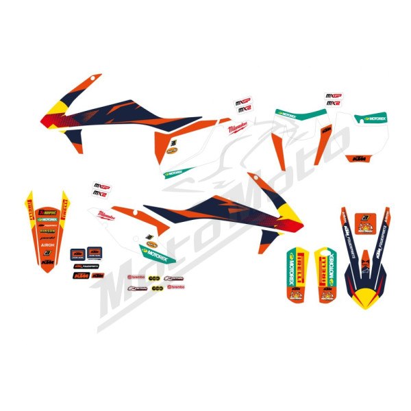 Blackbird lipdukų rinkinys Replica KTM Factory MXGP KTM SX / SX-F / EXC / EXC-F 125-500cc 16-19