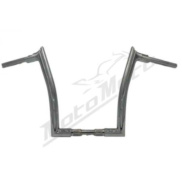 FAT BAGGERS INC. Pointed Top Handlebar Chrome 89x35.5cm Harley Davidson FLFBS / FLTRX / FLTRXSE / FXBR 1923-1977 23-25