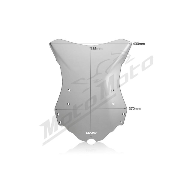 WRS INTERMEDIO Windscreen Smoke Benelli TRK 502X 17-23