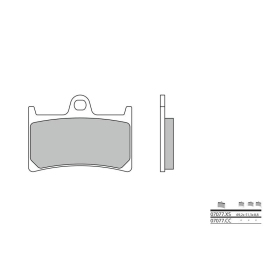 BREMBO Scooter Carbon Ceramic stabdžių trinkelės ​​​​​​​YAMAHA T-MAX 500-560cc 2008-2024