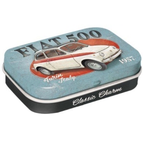 MINTBOX FIAT 500 TURIN ITALY 4x6x1,6cm 4pcs