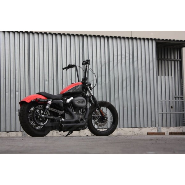 BURLY BRAND 1" Narrow Bottom Ape Hanger Handlebar Ø25,4mm 840mm Harley Davidson XL 883-1200cc 2007-2022