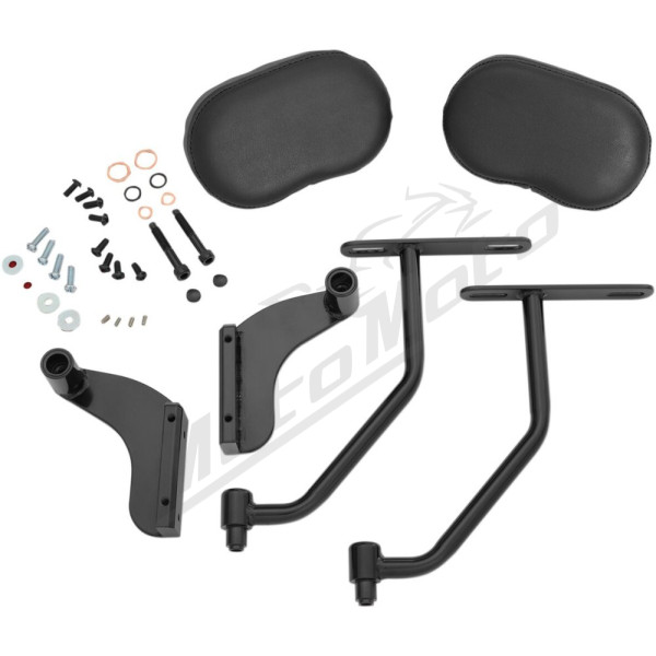SHOW CHROME Deluxe Keleivio porankių kompl. juodas Honda GL 1800 18-19