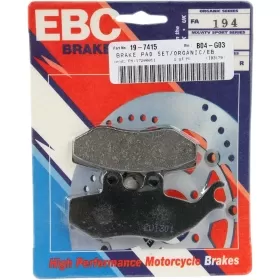 EBC Organic Base "FA" Brake Pads AJP / APRILIA / BETA / DERBI / GAS GAS / GENERIC / KEEWAY / KYMCO / MBK / MK / PEUGEOT / VESPA / YAMAHA  50-200cc 92->
