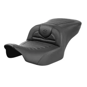 SADDLEMEN Roadsofa Perforated Carbon Fiber Seat Harley Davidson FLHX / FLTRK / FLTRT / FLTRXSE 1869-1977 23-25