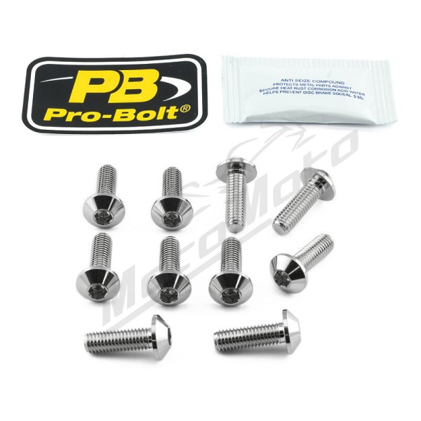 PRO BOLT Stainless Steel Brake Rotor Mounting Bolt Kit KTM Super Duke 1290cc 17-23