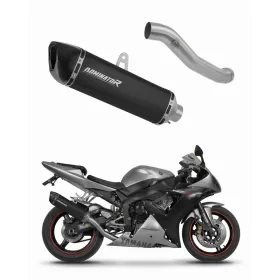 Yamaha YZF R1 1000 RN09 2002-2003 duslintuvas HP6 BLACK + dB killer