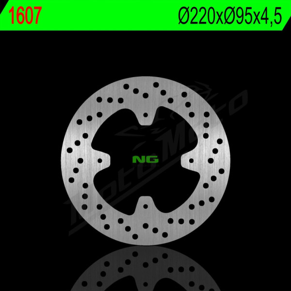 NG Rear Fixed Brake Disc 220X95X4.5mm Aprilia RS / Tuono 125cc 17-18