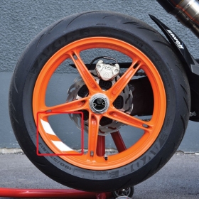 Ratlankių lipdukai BAGOROS "ARROW" KTM SUPER DUKE 1290cc 2020-2022