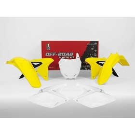 RACETECH Plastic Kit Suzuki RM-Z 250cc 10-18 Yellow/ White/ Black