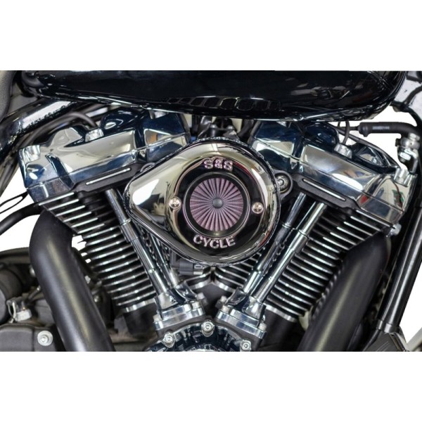 S&S CYCLE Air Stinger Stealth Air Cleaner Kit Harley Davidson FLDE / FLFB / FLFBS 1750-1977cc 17-25