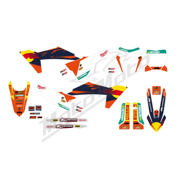BLACKBIRD RACING FACTORY GRAFIK STICKER KIT KTM SX / SX-F / EXC / EXC-F 125-500cc 23-25