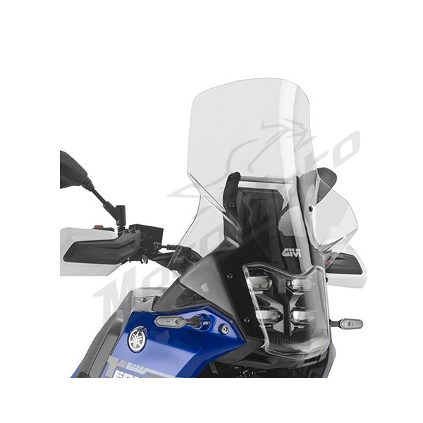 KAPPA Priekinis stiklas skaidrus su žibinto apsauga 62.5x44.5cm Yamaha Tenere 700 25-26