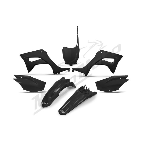 UFO Complete Plastic Kit Black Honda CRF 110-125 19-27