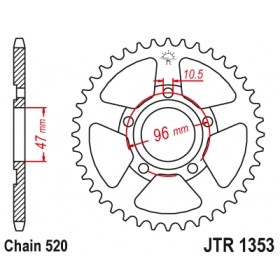 Rear sprocket JTR1353