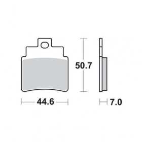 Brake pads POLINI FT3037 / MCB732 ORIGINAL