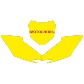BLACKBIRD Plokštelės lipdukai Honda CRF250R/450R 2013-2017